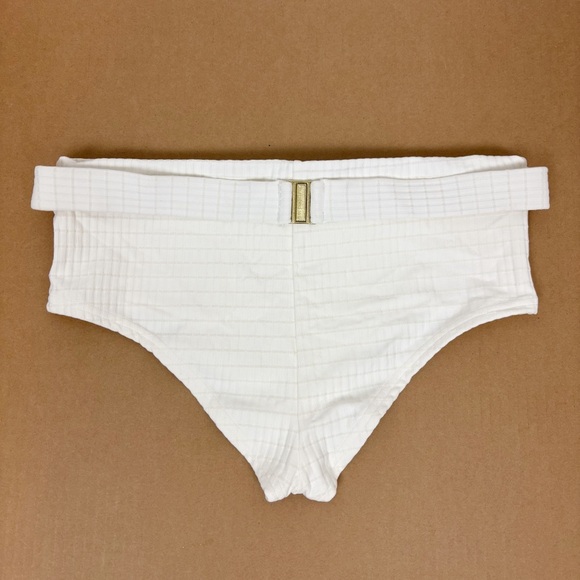 ZIMMERMANN Alight Textured Bikini Bottom in Ivory Size 6-8 - Picture 5 of 13